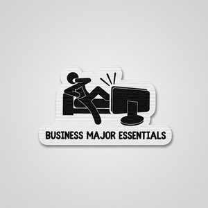 Business Major Essentials fabric patch with couch icon