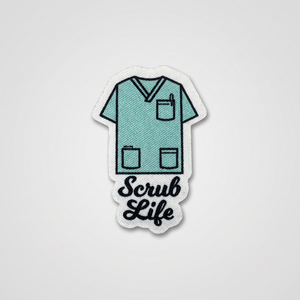 Scrub Life medical scrub top patch