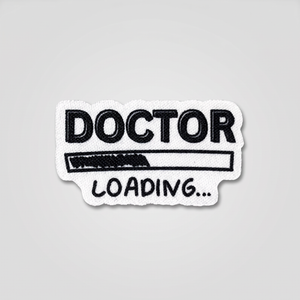 Doctor Loading progress bar fabric patch