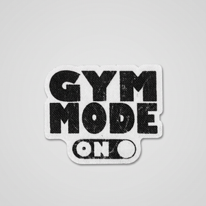 Gym Mode On toggle switch fabric patch