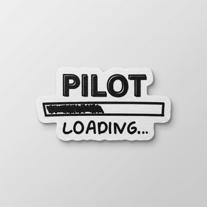 Pilot Loading progress bar fabric patch