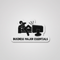Business Major Essentials fabric patch with couch icon