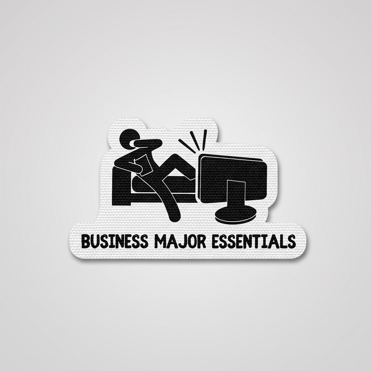 Business Major Essentials fabric patch with couch icon