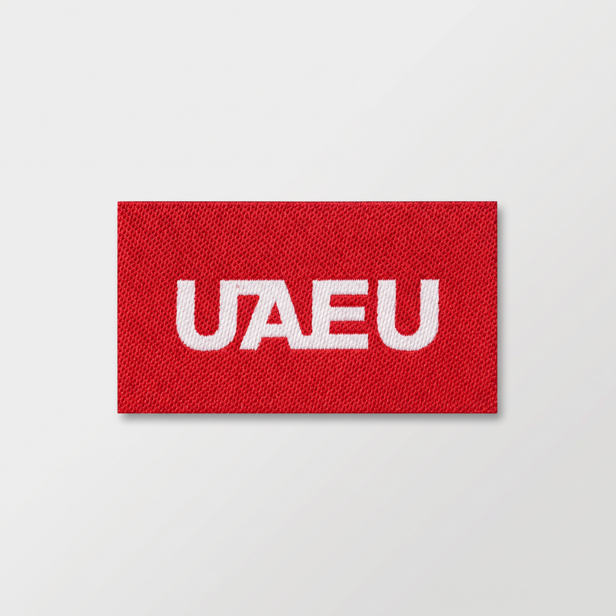 UAEU red university initials patch