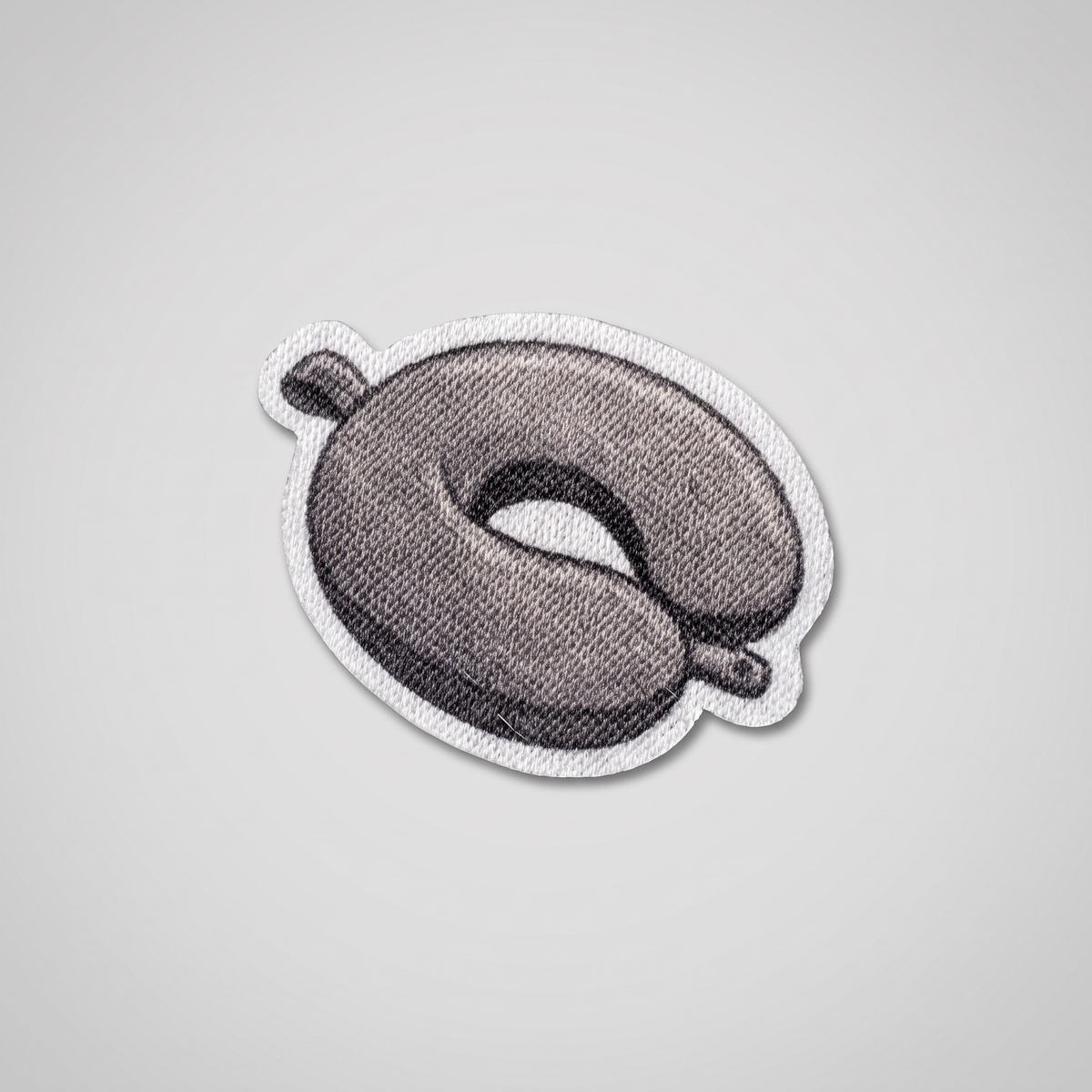 Minimalist travel neck pillow patch