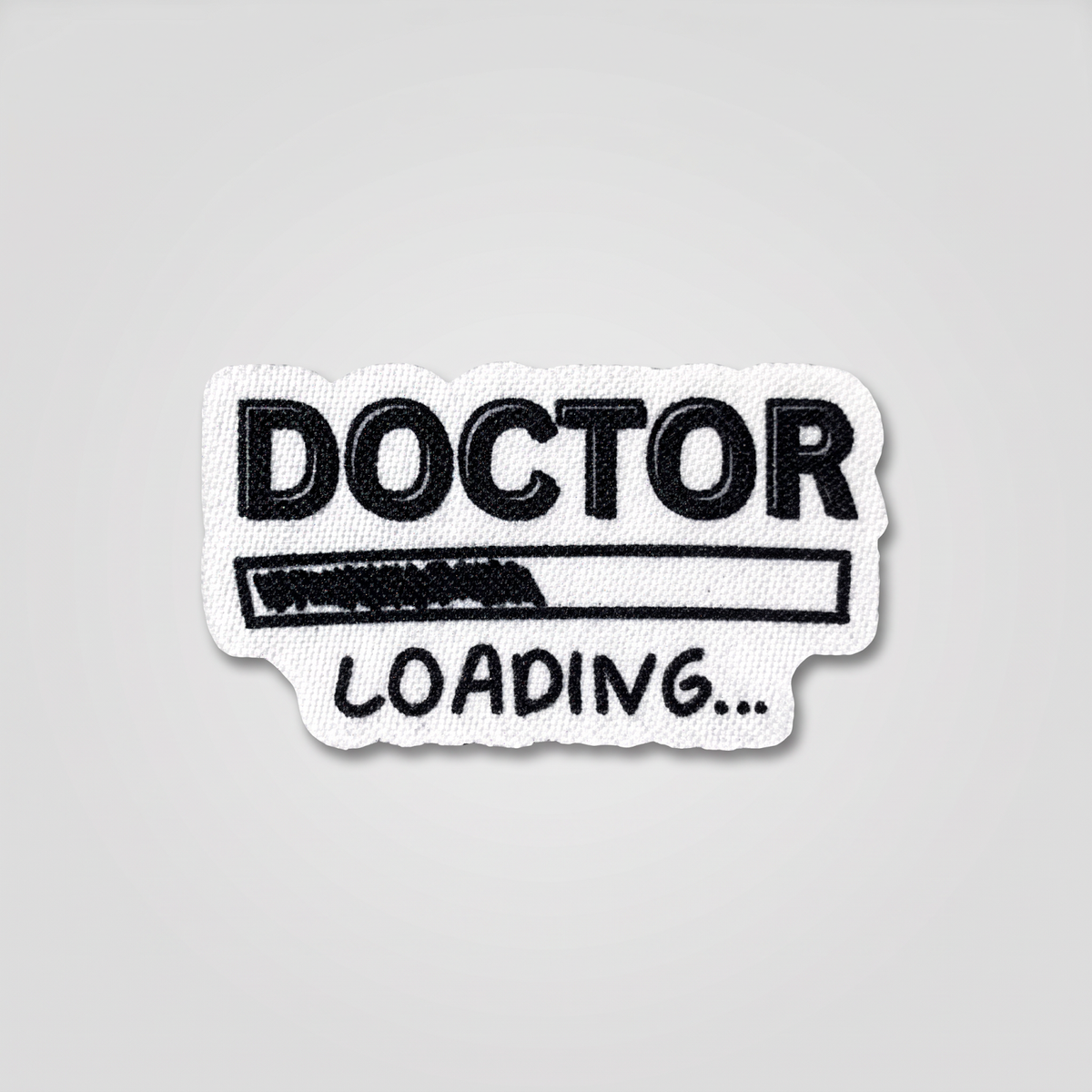 Doctor Loading progress bar fabric patch