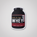 This Is The Whey protein jar funny gym patch