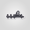 Running heartbeat pulse line patch