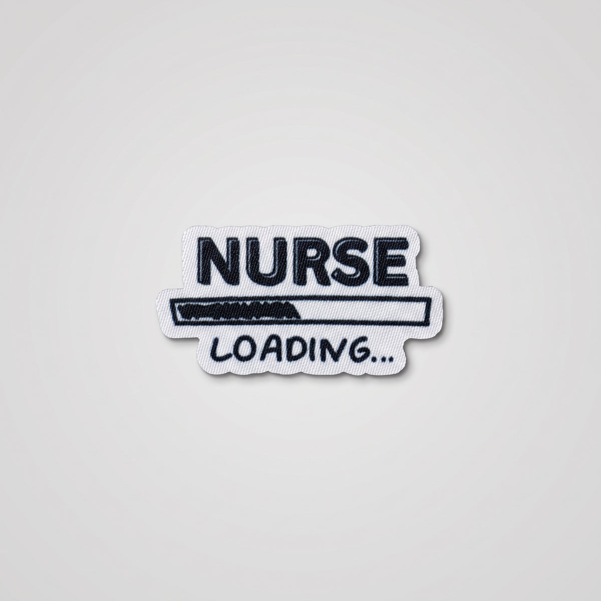 Nurse Loading Patch – Funny Progress Bar Phone Case Patch