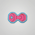 Pink Dumbbell
