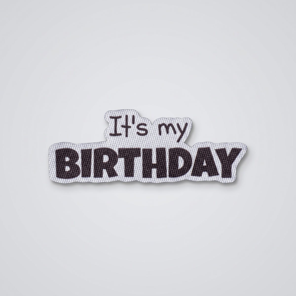 It's My Birthday Patch – Pink Text Phone Case Patch