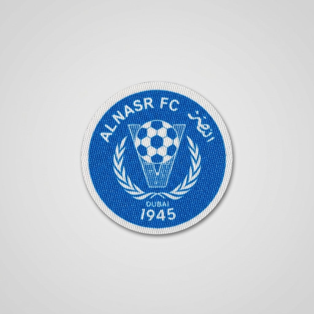 Al Nasr FC Crest Patch – Blue Circular Badge Phone Case Patch