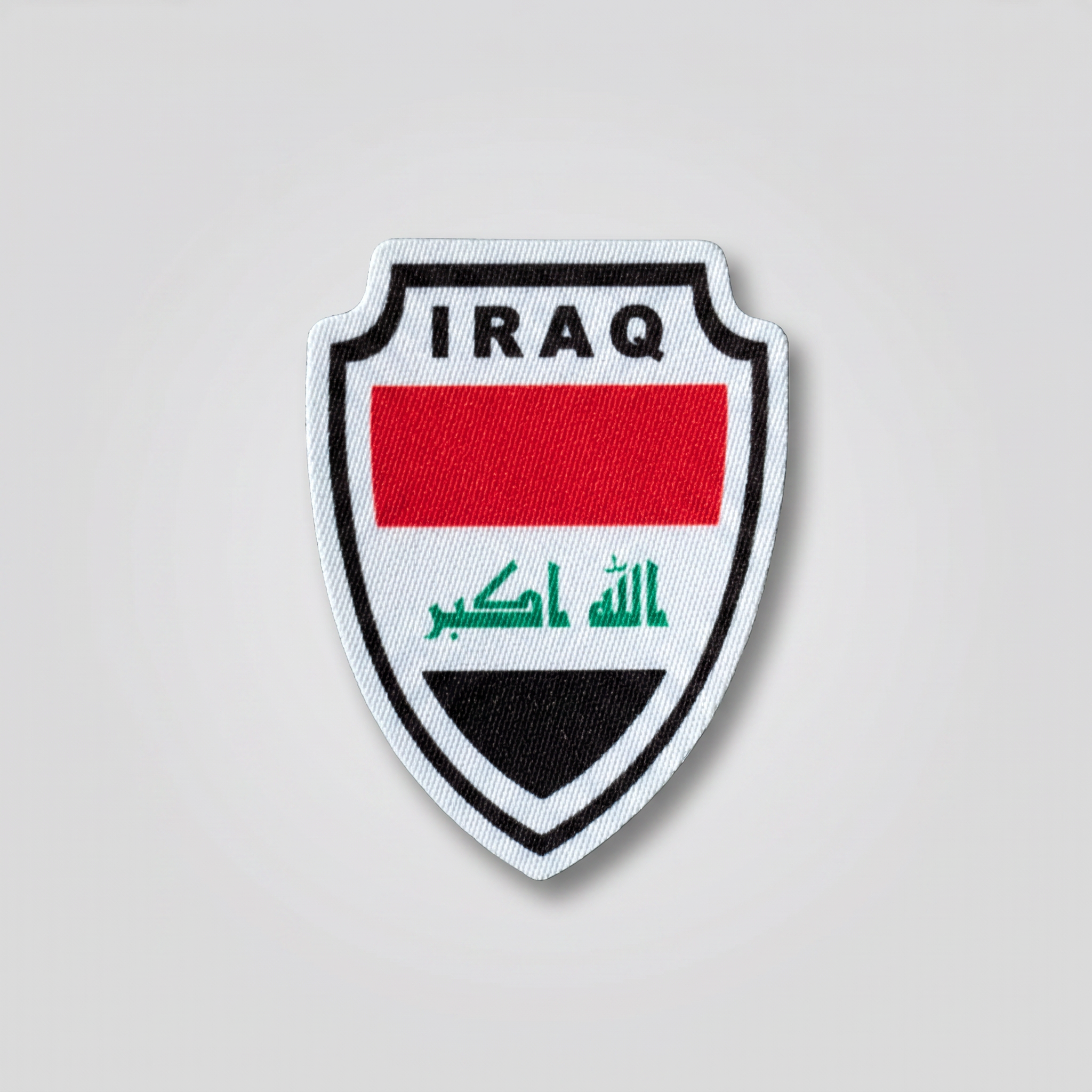 Iraq National Team Shield Embroidered Patch - Flag Design