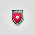 Jordan National Team Crest Embroidered Patch - Star Badge
