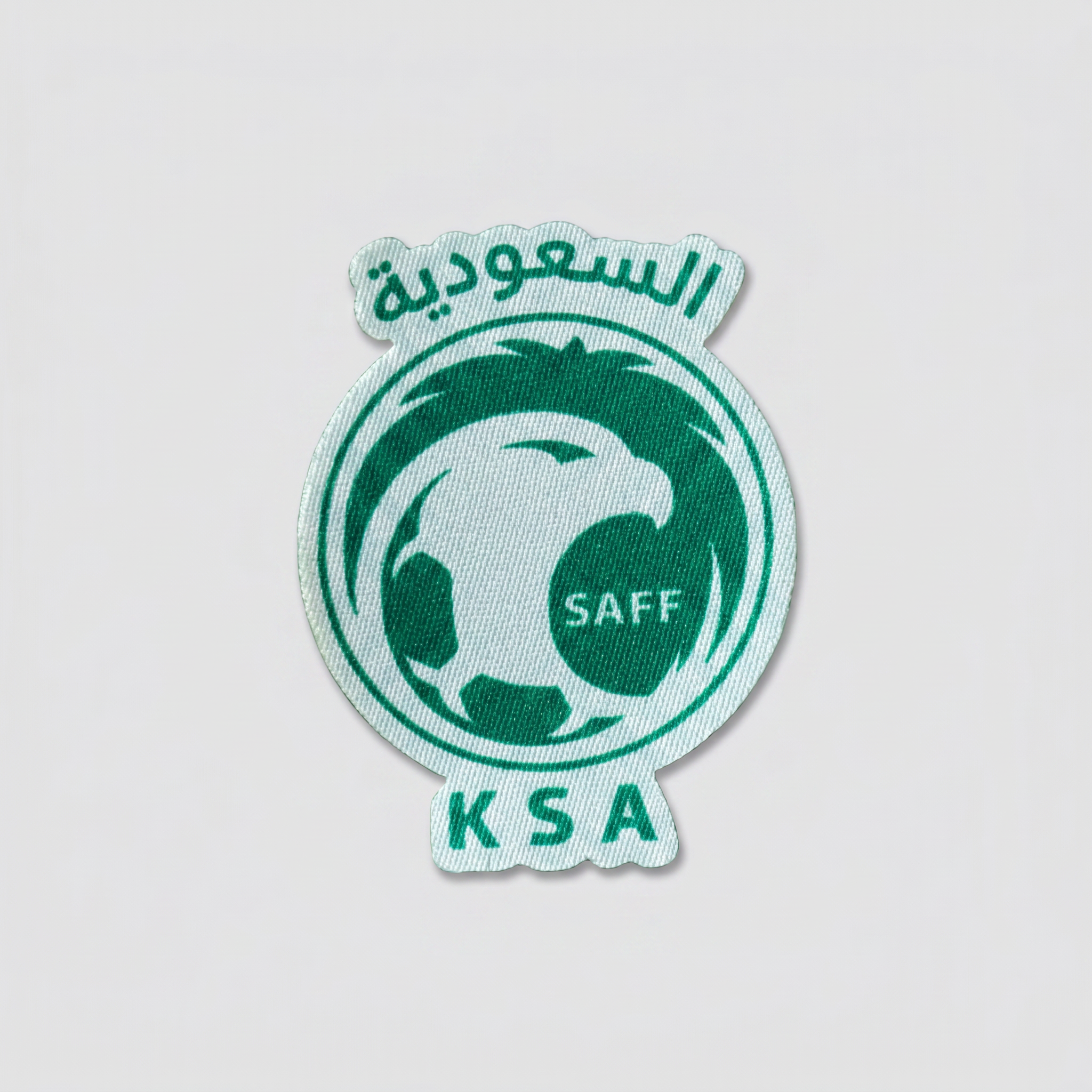 Saudi Arabia Football Federation Embroidered Patch - Soccer Ball Design