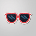 Red Sunglasses Patch